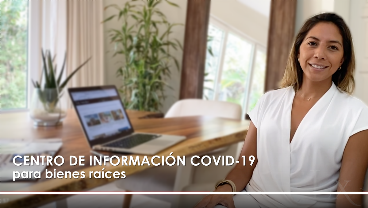 Centro información COVID para bienes raices