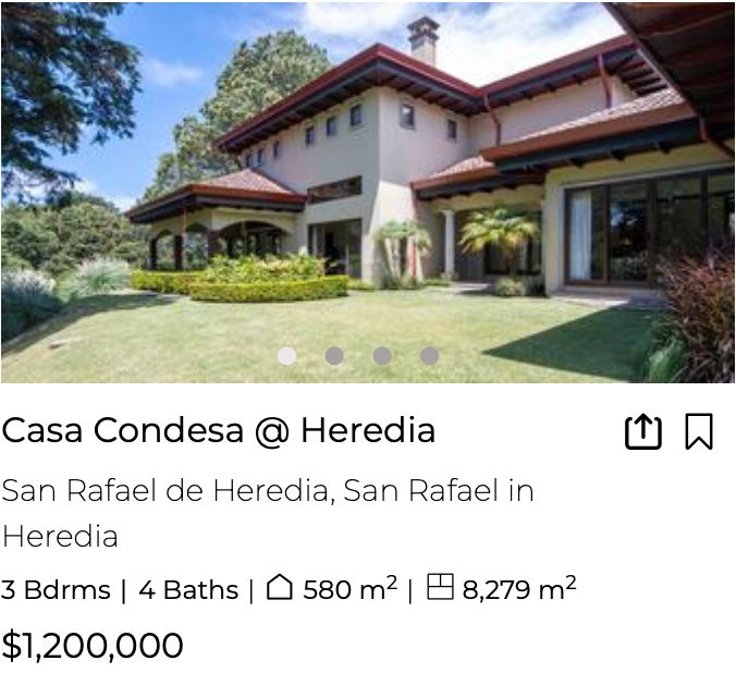 Routes to Heredia