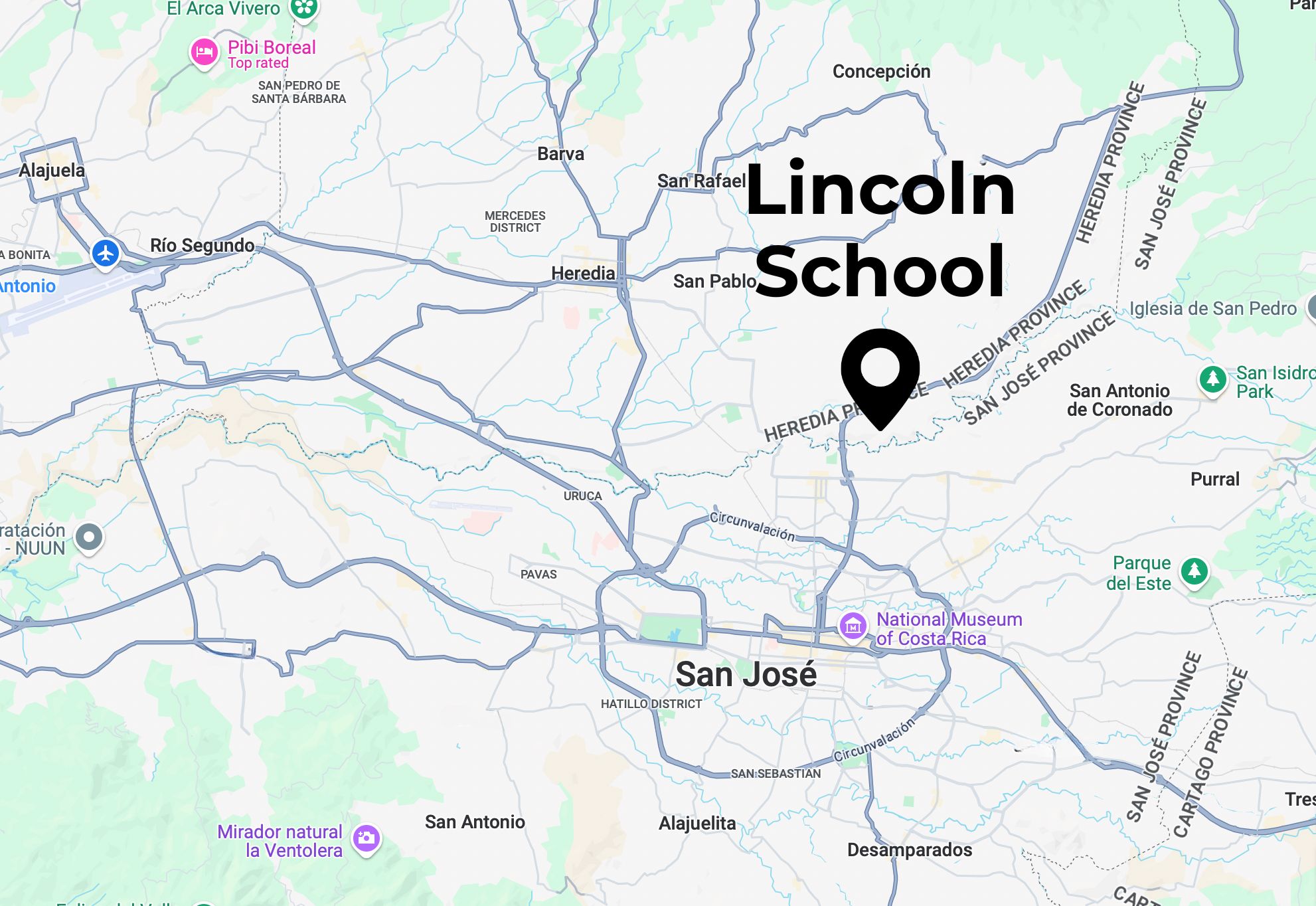 Lincoln School Map Lincoln School Map