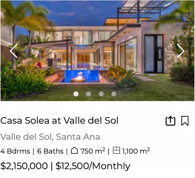 Homes in Valle del Sol